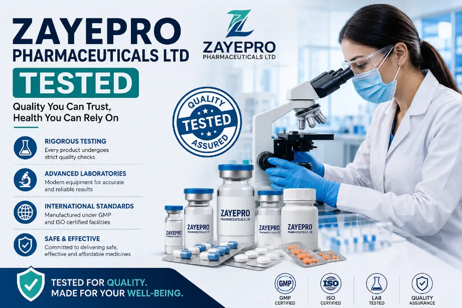 Zayepro Pharmaceuticals LTD Tested