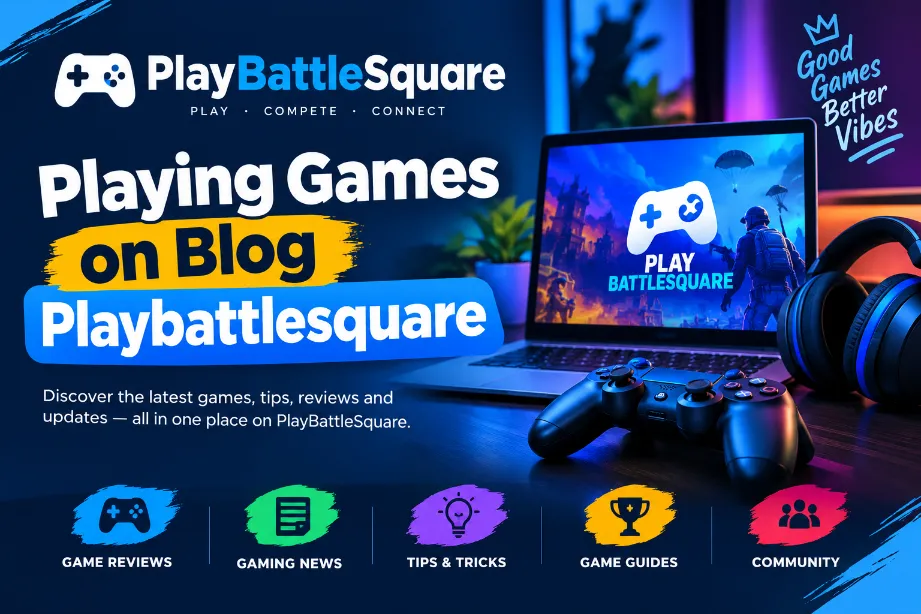 Playing Games on Blog Playbattlesquare