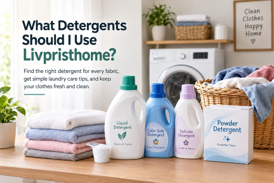 What Detergents Should I Use Livpristhome