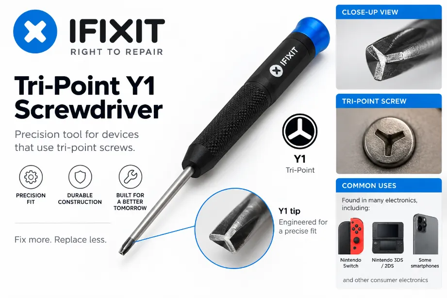 iFixit Tri-Point Y1 Screwdriver