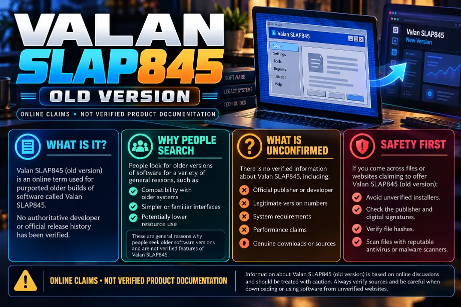 Valan Slap845 Old Version