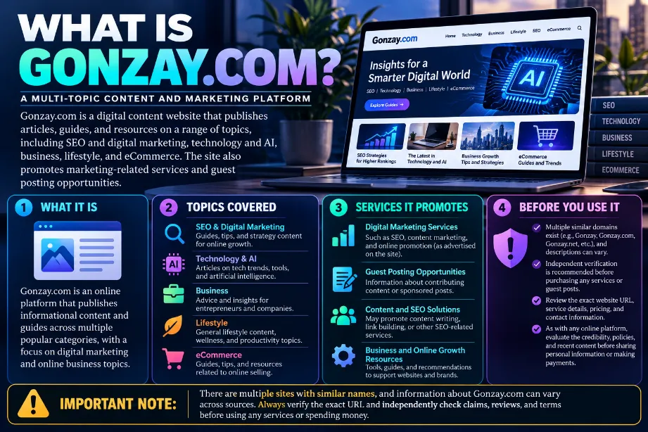 What is Gonzay com